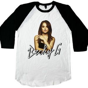 NWOT Becky G Raglan Graphic Varsity {Tultex} T-Shirt Men’s Sz S, M